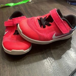 Ombré Nike sneakers 7c pink blue purple